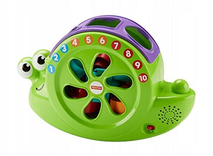 FISHER-PRICE FRB88 interaktív zenélő csiga német nyelvű
