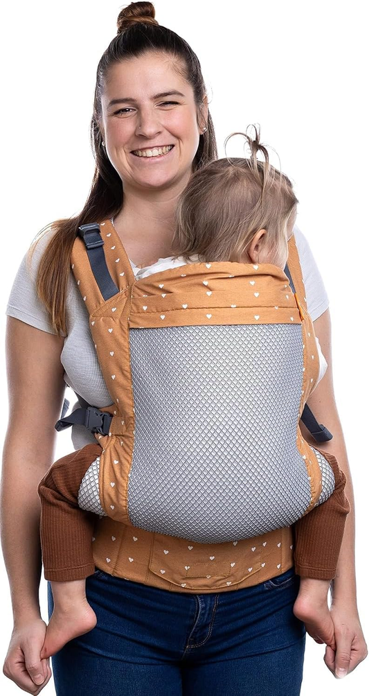 BECO TODDLER portabebés con hebilla 9-27kg malla 3D