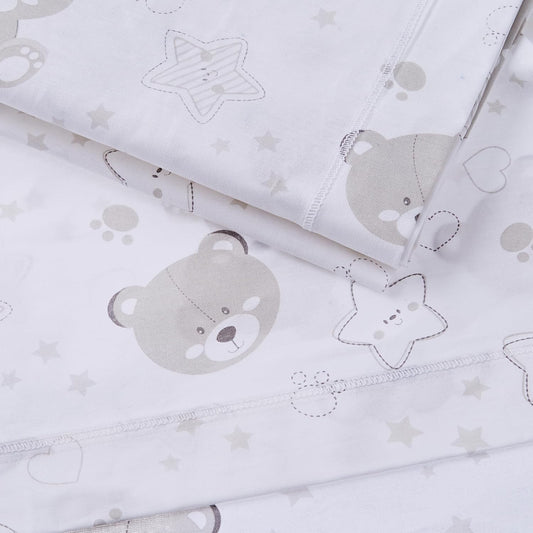 ITALBABY set di biancheria da letto 3 pezzi 115X175 / 40X60 / 60X130