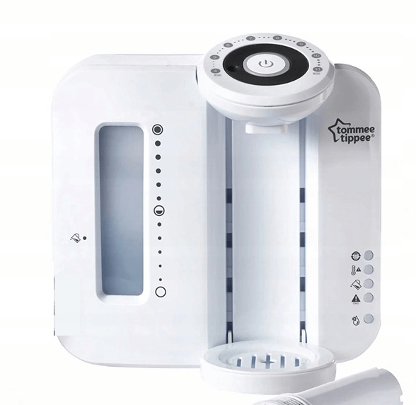 TOMMEE TIPPEE Perfect Prep EKSPRES DO MLEKA 2 min biały podgrzewacz do mleka z filtrem