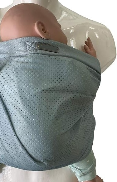 CUBY gyűrűs kendő babahordozáshoz HÁLÓS anyagból