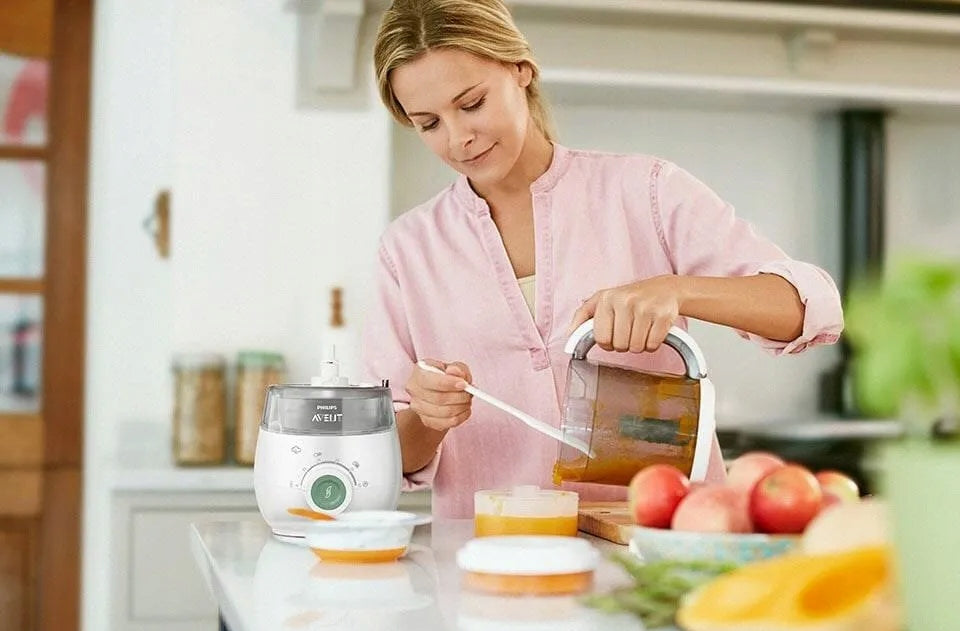 PHILIPS AVENT SCF885/01 4in1 Dampfgarer Mixer Flaschenwärmer Auftaufunktion 1000ml