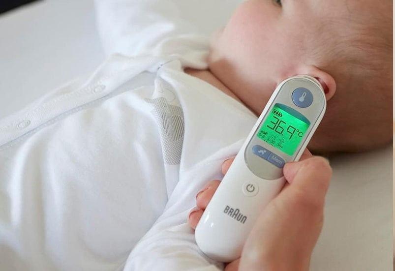 BRAUN ThermoScan 7 precíz fülhőmérő + 21 védőkupak