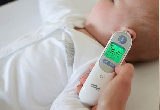 BRAUN ThermoScan 7 precíz fülhőmérő + 21 védőkupak