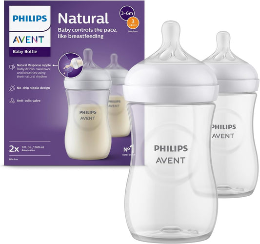 PHILIPS AVENT Natural RESPONSE butelka 260 ml 1msc+ x2