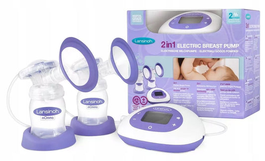 LANSINOH 2-in-1 two-phase electric breast pump