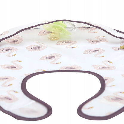 LASSIG plastic bib with hook-and-loop fastening and pocket, 6–24 months
