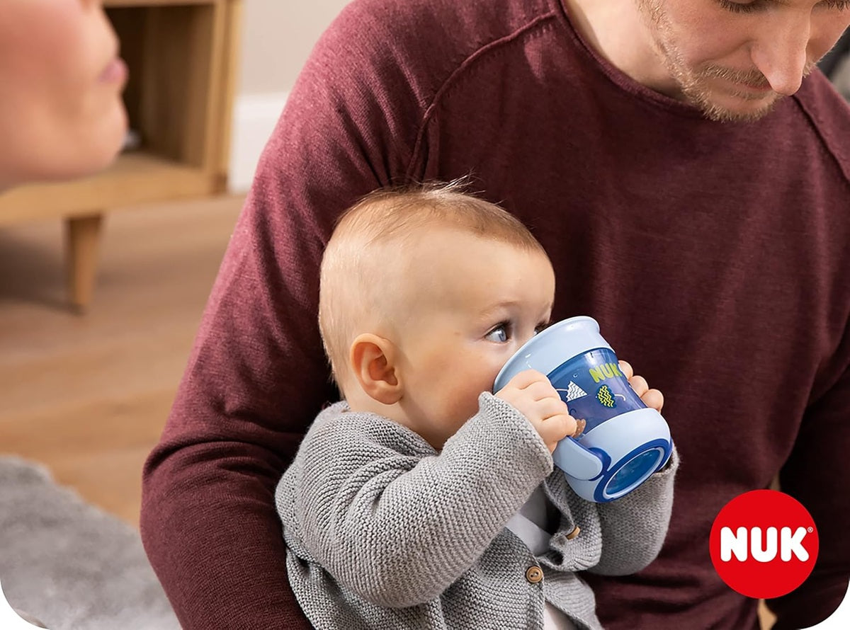 NUK Mini Magic Cup glow-in-the-dark 360° spill-proof cup, 160 ml, 6 m+