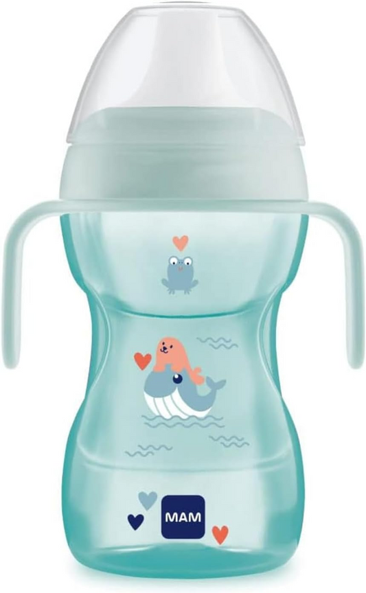 MAM Fun To Drink Cup tazza antigoccia con beccuccio 270 ml 8 m+
