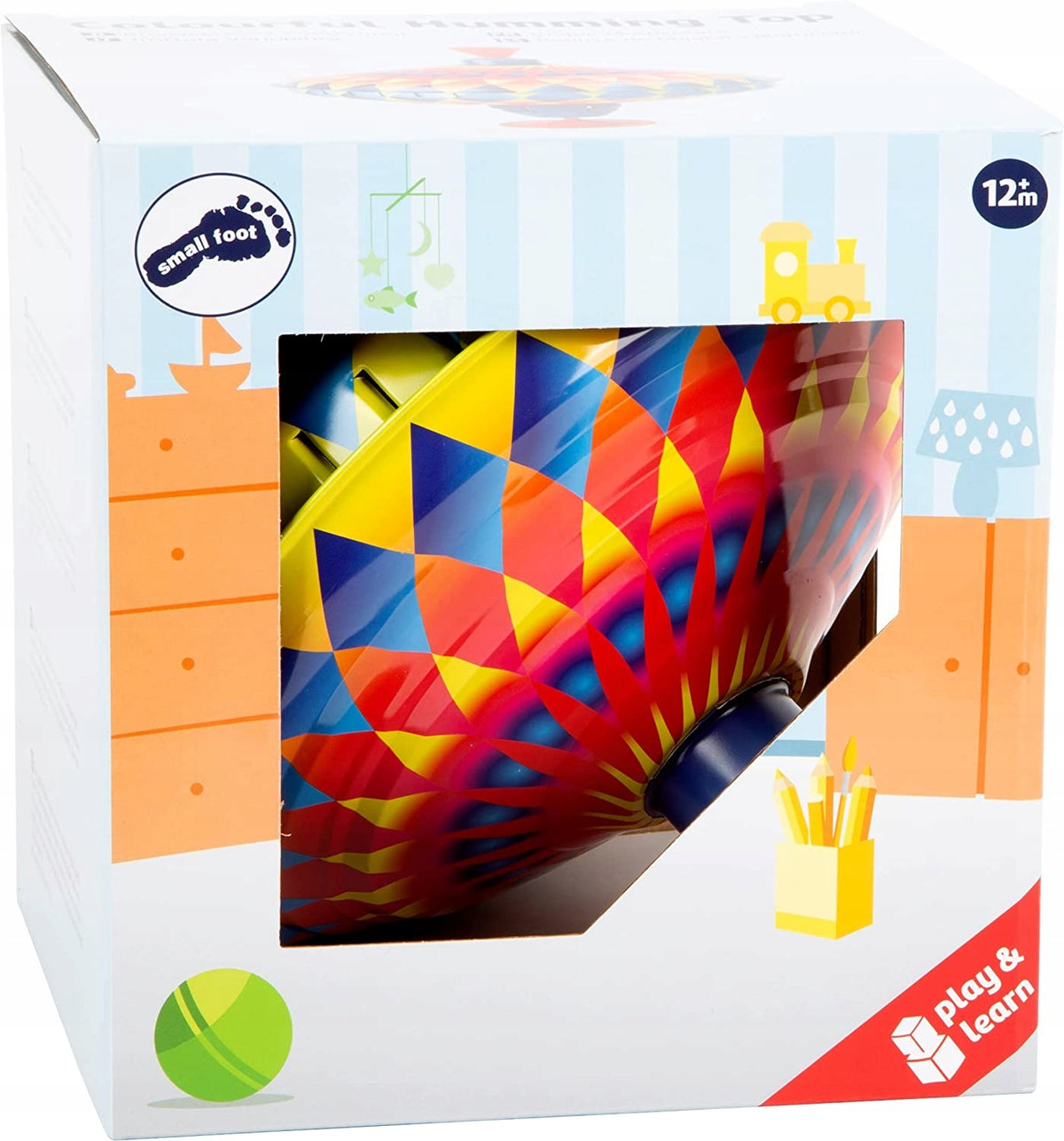 SMALL FOOT fém pörgettyű 22 cm 12 hónap+