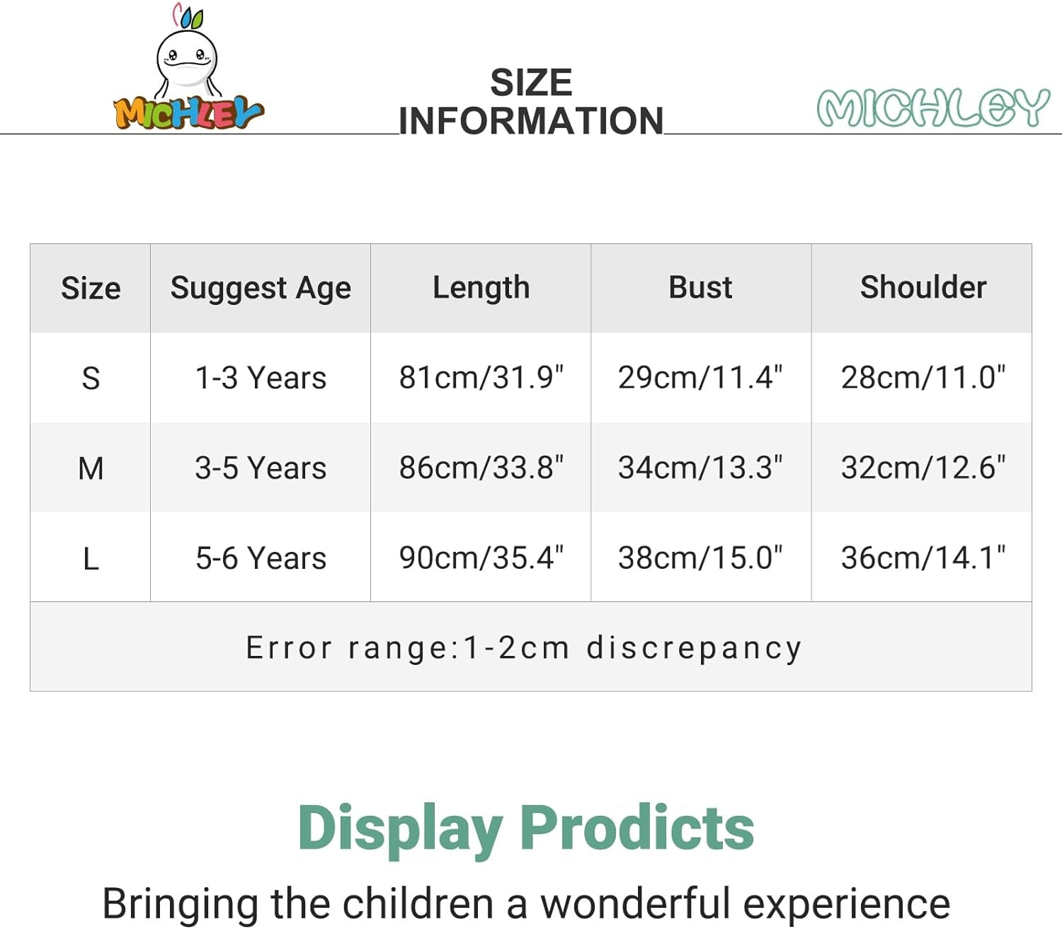 MICHLEY S sleeping bag for 1–3 years