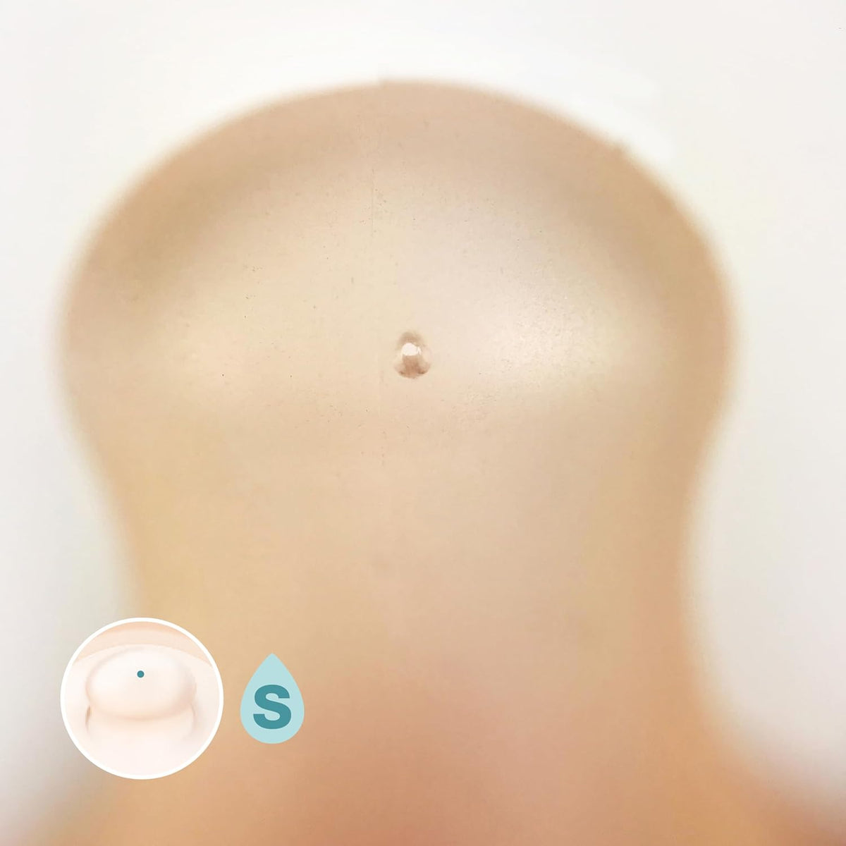SUAVINEX Zero Zero cumi cumisüveghez (S) lassú folyás 0 hó+ x2