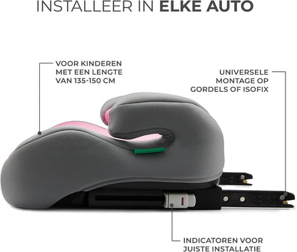 Kinderkraft I-BOOST autós ülésmagasító 135–150 cm-es gyermekeknek