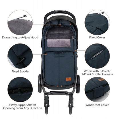 MIRACLE BABY universal stroller footmuff