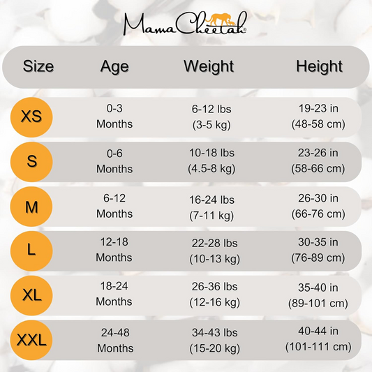 MAMA CHEETAH Schlafsack 6-12 Monate 2,5TOG