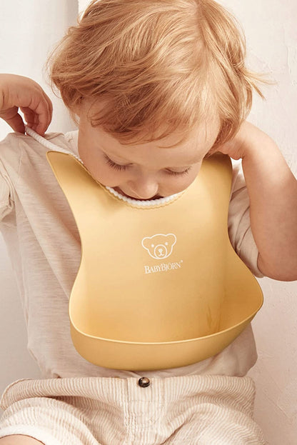 BABYBJORN Silikon-Lätzchen mit Tasche x2