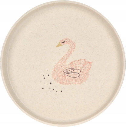 LASSIG plato Little Water de melamina Cisne Pequeño