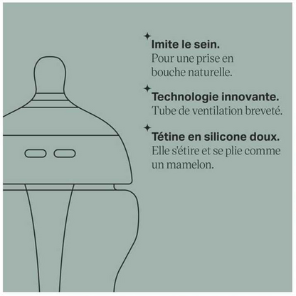 TOMMEE TIPPEE Advanced fles 260ml ANTI-COLIC 0mnd+