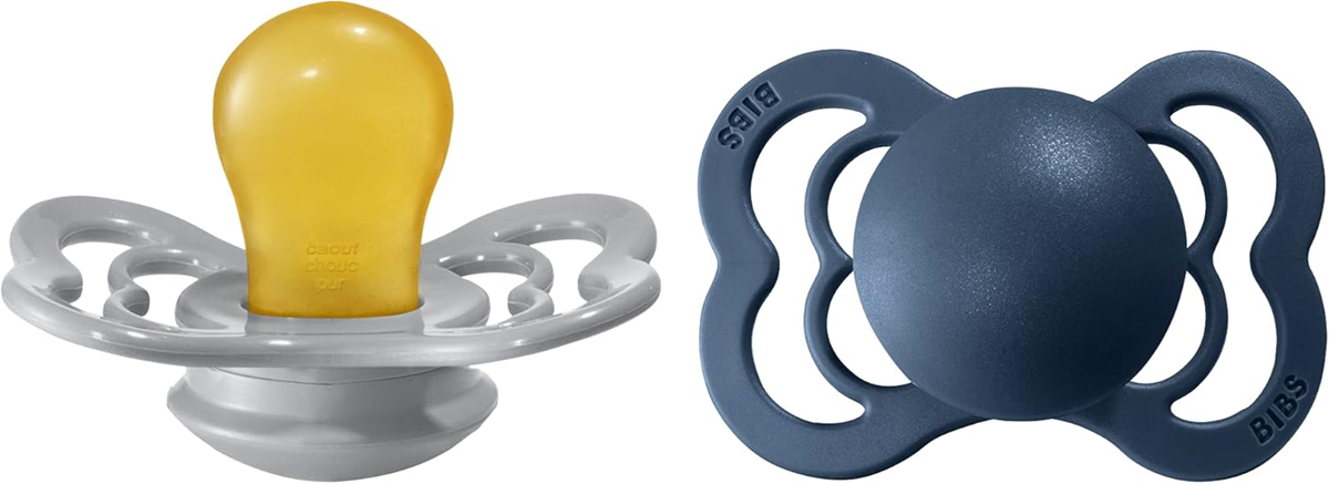 BIBS SUPREME szimmetrikus természetesgumi cumik 0–6 hónapos korig