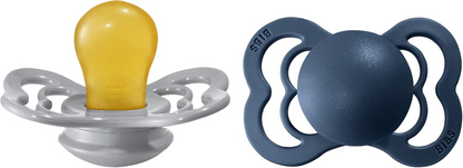 BIBS SUPREME szimmetrikus természetesgumi cumik 0–6 hónapos korig