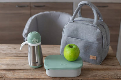 BEABA stainless steel lunchbox 760 ml with compartments