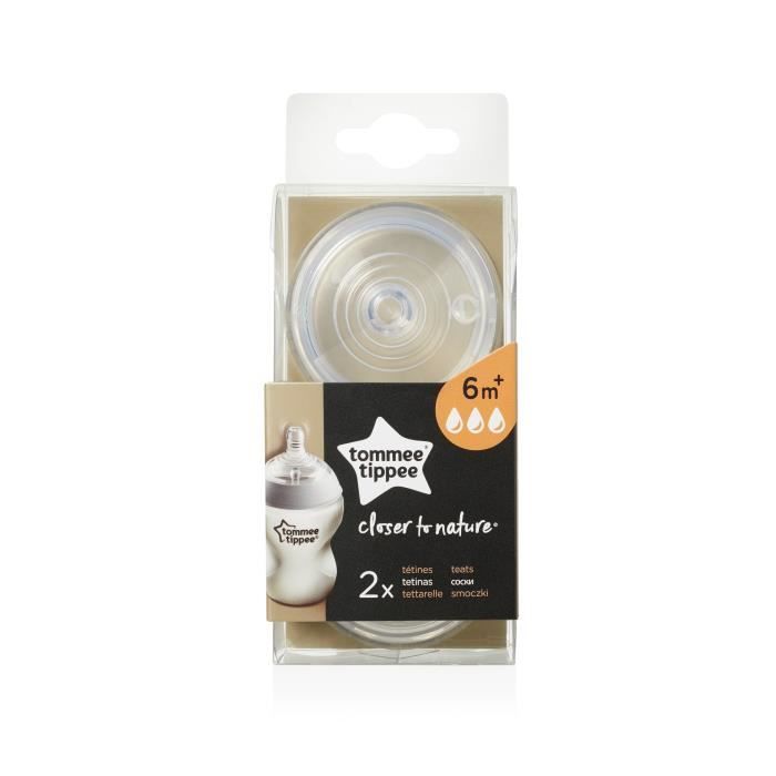 TOMMEE TIPPEE spenen 6 m+ x2 snelle doorstroming