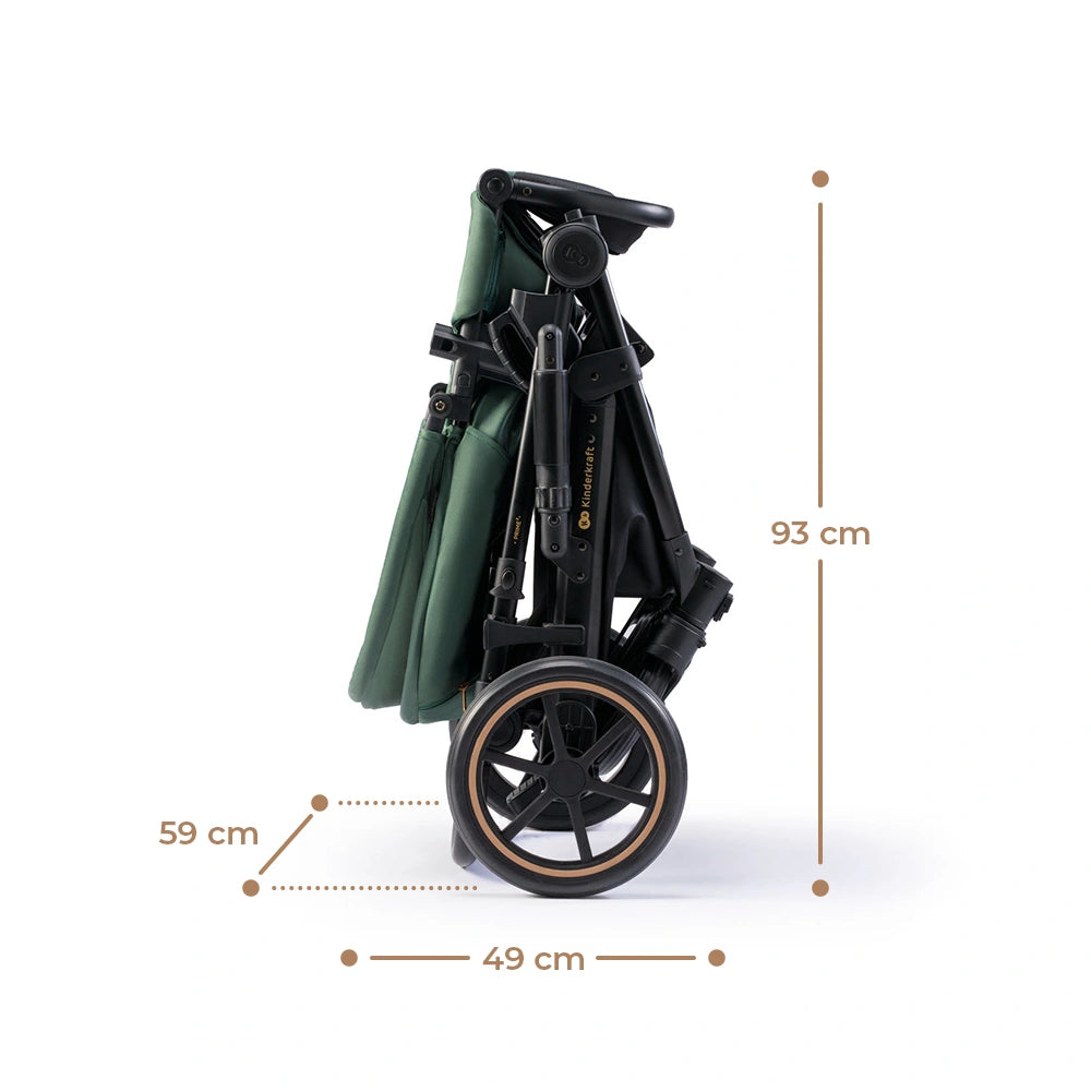 KINDERKRAFT PRIME2 2 az 1-ben multifunkciós babakocsi 22kg-ig