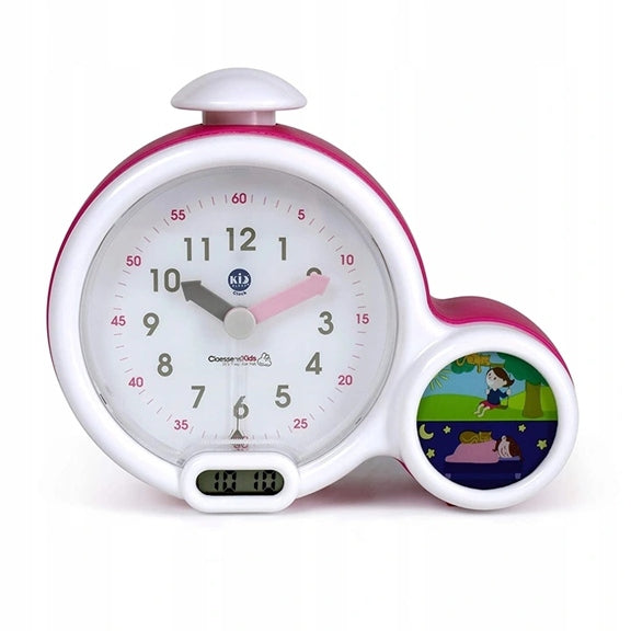 PABOBO Kid'Sleep OKTATÓS ÉBRESZTŐÓRA rózsaszín