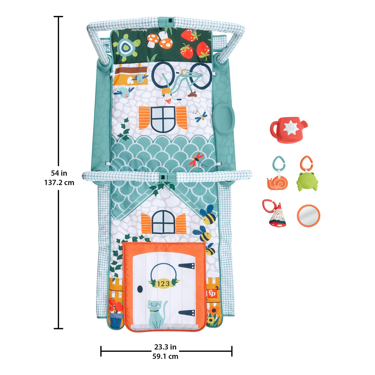 FISHER-PRICE saltea de joacă 3în1 educațională Căsuța Exploratorului