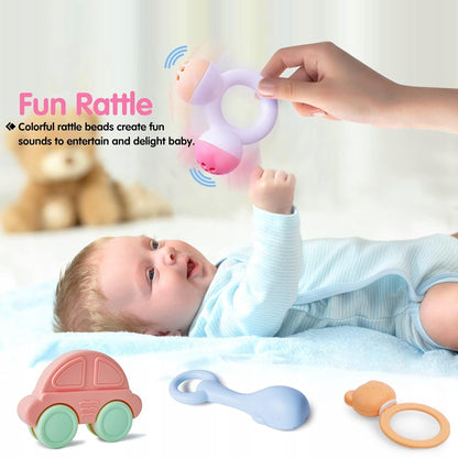 TOYABI Baby Rattles rattle set + storage box