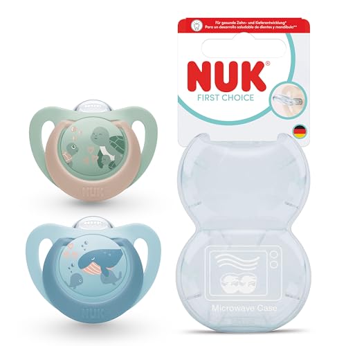 NUK First Choice szilikon cumi, 2 db, 6–18 hó