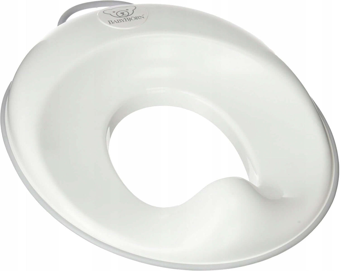 BABYBJORN nakładka na sedes z regulacją i otworem 12 x 18,5 cm, biała, ergonomiczna dla dzieci 2+