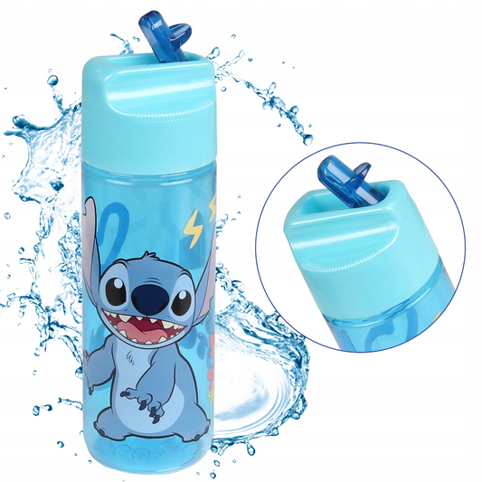 STOR Stitch kulacs kihúzható szájrésszel, 540 ml, 4 éves kortól