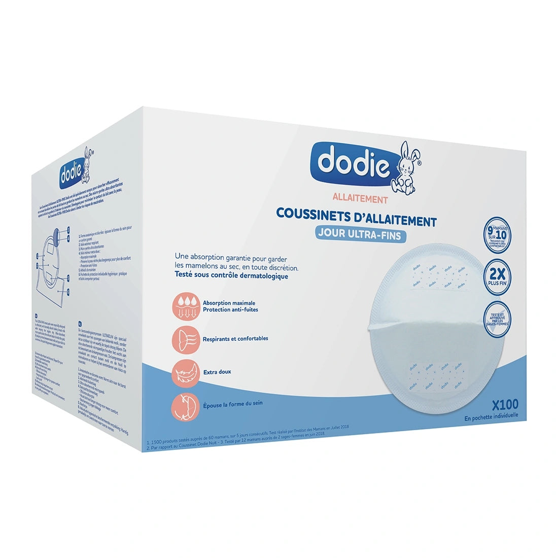 DODIE επιθέματα στήθους 100 τεμάχια