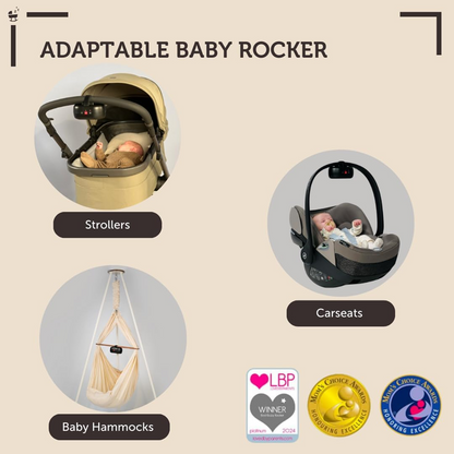 ZAZU Baby Rocker bujak do wózków kołysanka Cry Sensor