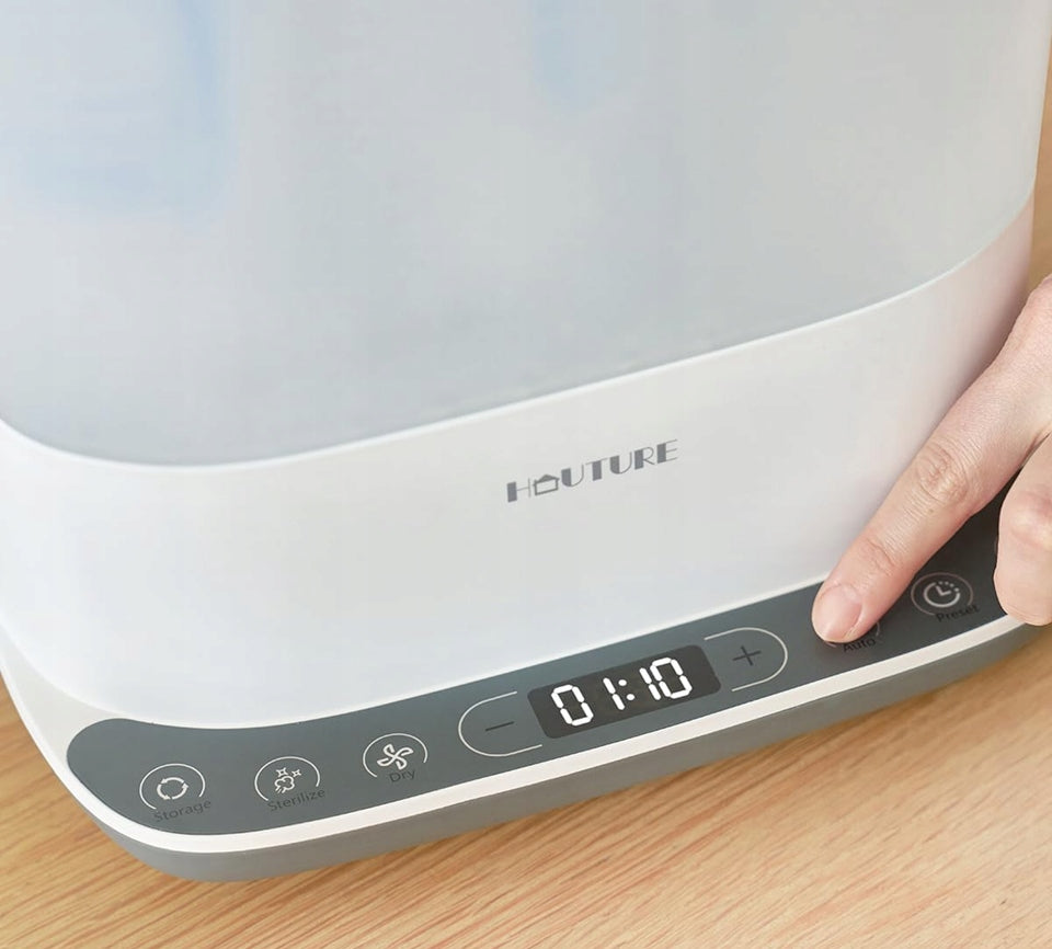 HAUTURE sterilizáló és szárító, gőzölés, 11 üveg, 2 perc