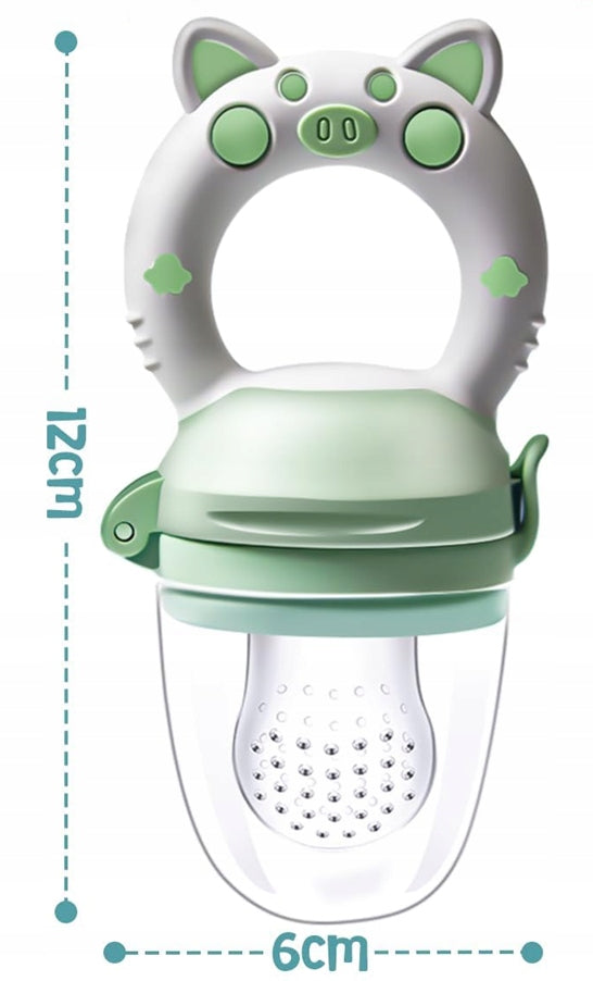 KAIYINGXIN massaggiagengive dosatore di frutta per bambini 3-24 mesi 2 pezzi 8 tettarelle