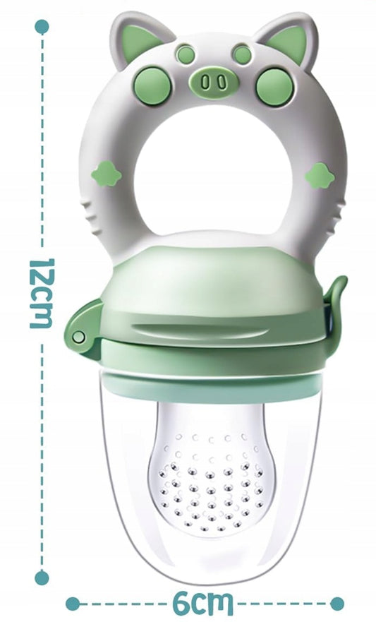 KAIYINGXIN massaggiagengive dosatore di frutta per bambini 3-24 mesi 2 pezzi 8 tettarelle