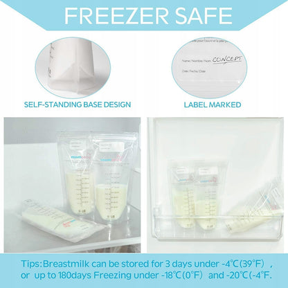 MOMCOZY Anyatejtároló Zacskók 50db