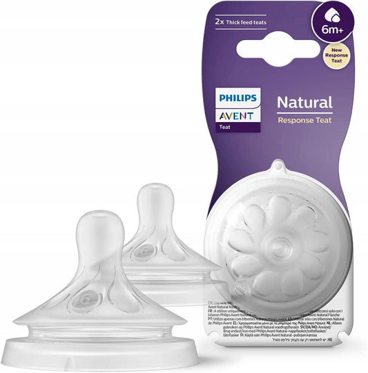 PHILIPS AVENT Natural RESPONSE cumlíky 6m+ x2