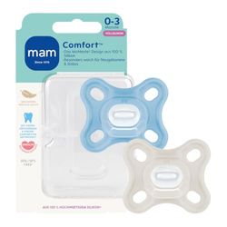 MAM Comfort nyugtatócumi újszülötteknek 0-3 hónapos korig x2