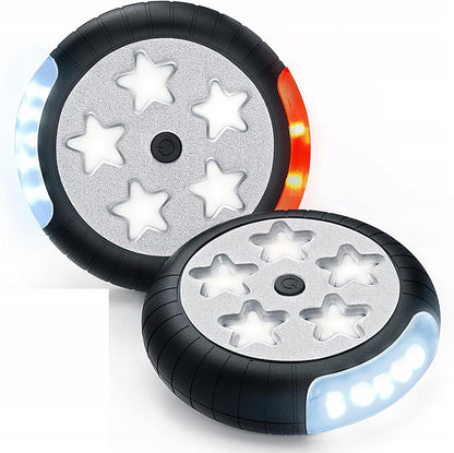AMTEKER luci impermeabili per passeggino 8 cm 2 pezzi