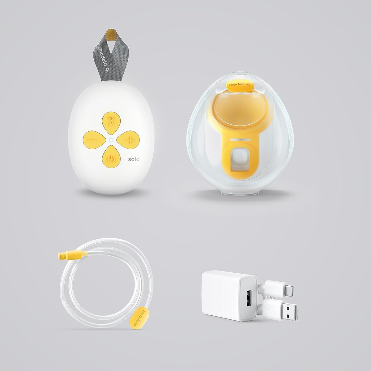 MEDELA SOLO HANDS-FREE laktator elektryczny 2-fazowy USB