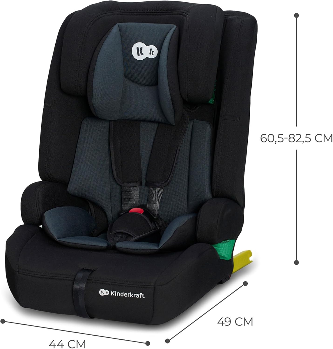 KINDERKRAFT SAFETY FIX 2 i-Size autosedačka 9-36kg skupina 1/2/3 ISOFIX