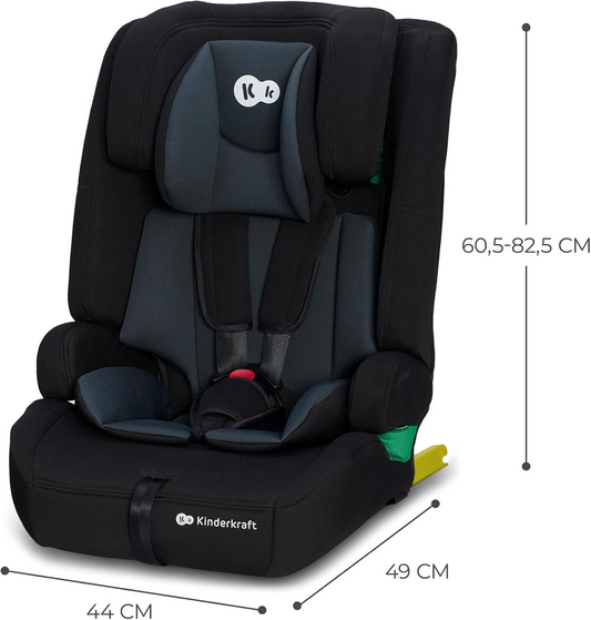 KINDERKRAFT SAFETY FIX 2 i-Size silla de coche 9-36 kg grupo 1/2/3 ISOFIX