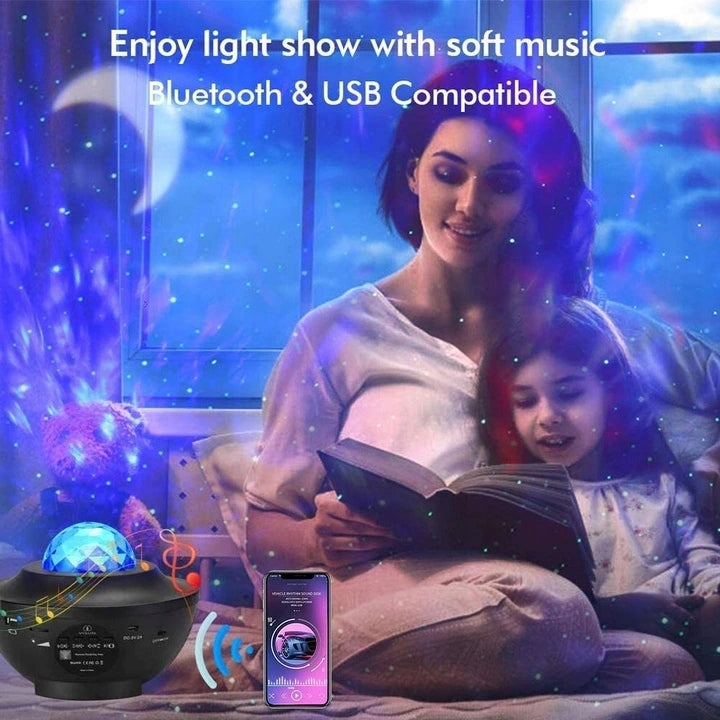VOKSUN LED Bluetooth csillagvetítő + távirányító