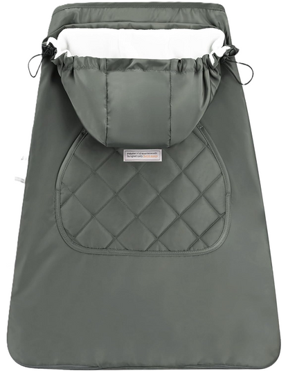 BEBAMOUR universal waterproof cover for baby carrier, stroller, and car seat