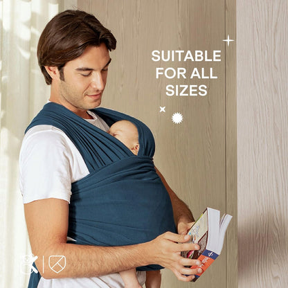 KOALA BABYCARE fular portabebés elástico para porteo máximo 15kg