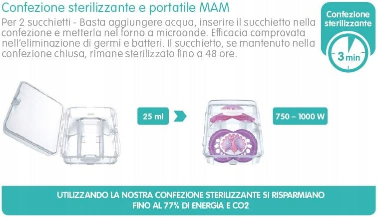 MAM Perfect smoczek x2 6-16msc + box