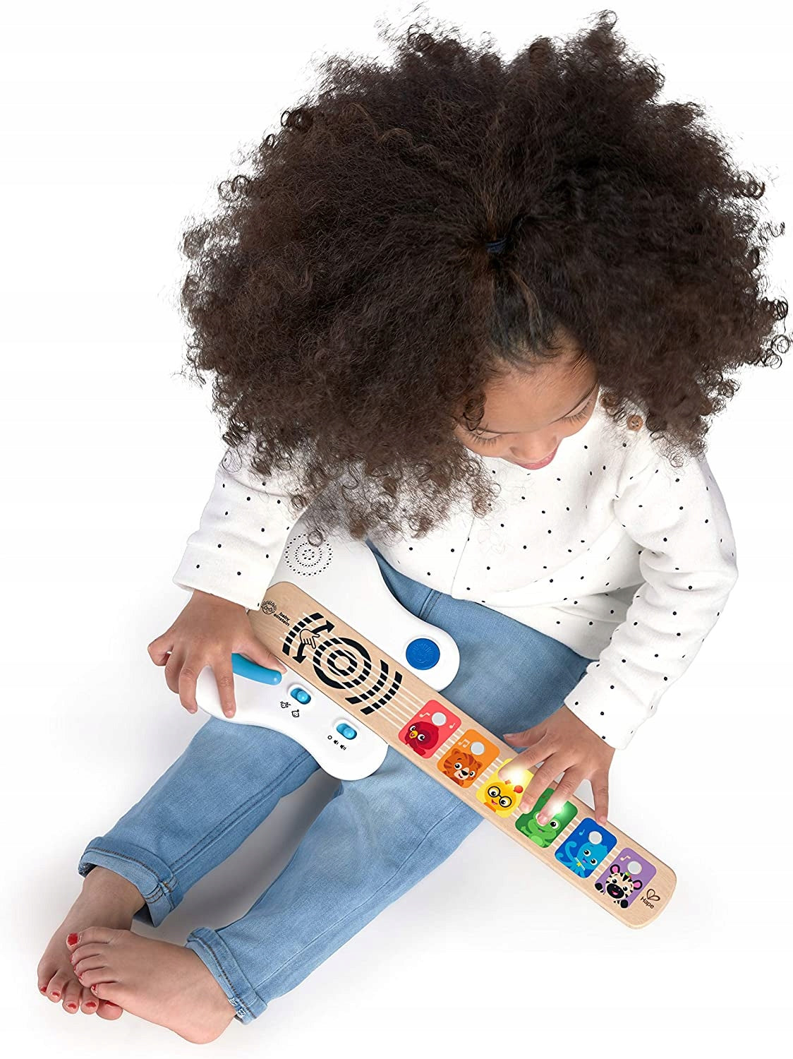 BABY EINSTEIN Hape Magic Touch érintésvezérelt elektromos gitár 41,6 cm